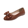 thumbnail image 1 of Wensltd Women Ballet Flats Comfy Slip On Bowknot Round Toe Soft Lightweight Shoes for Daily Casual, 1 of 9