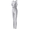 thumbnail image 1 of Wensltd Women Breathable Sports Bra and Leggings Set Sleeveless Crop Top High Waist Running Workout Outfit, 1 of 3