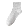 thumbnail image 1 of Wensltd Women Classic Crew Socks Soft Stretch Comfortable Breathable All Season Casual Socks Women Black, 1 of 2