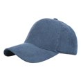 thumbnail image 1 of Wensltd Women Classic Suede Baseball Cap Warm Outdoor Winter Travel Accessory Solid Color Fashion Comfortable Hat, 1 of 4