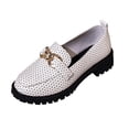 thumbnail image 1 of Wensltd Women Dressy Shoes Chunky Heel Mary Jane Loafer Shoes Round Toe Thick Sole Comfortable Wear Outdoor Walking Shoes, 1 of 9