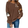 thumbnail image 1 of Wensltd Women Halloween Sweatshirt No Hood Shirt Graphic Pullover Fall Long Sleeve Tops, 1 of 3