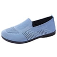 thumbnail image 1 of Wensltd Women Knit Walking Shoes Comfy Lightweight Casual Flats With Breathable Spring Fall, 1 of 9