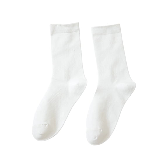 Wensltd Women Mid Calf Cotton Socks Cute Classic Pattern Soft Breathable Comfortable All Season Casual Socks