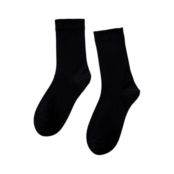 Wensltd Women Mid Calf Cotton Socks Cute Classic Pattern Soft Breathable Comfortable All Season Casual Socks