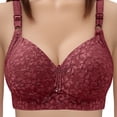 thumbnail image 1 of Wensltd Women Plus Size Lightly Padded Bra Wireless Daily Wear Bra Soft Comfortable Full Coverage Style All Seasons Daily XXL-XXXXL, 1 of 8
