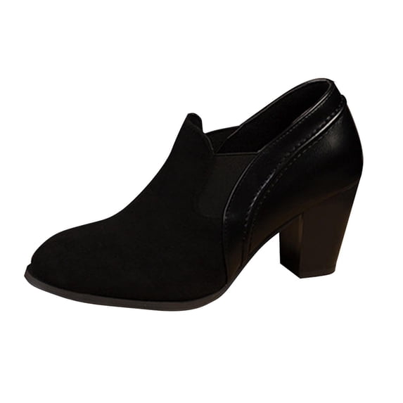Wensltd Women Pointed Toe Ankle Boots Wide Width Fashion Party Dressy Shoes High Heel Booties