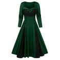 thumbnail image 1 of Wensltd Women Renaissance Dress Long Sleeve High Wais Maxi Halloween Dress Costume, 1 of 2