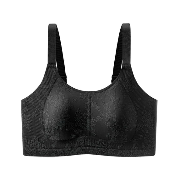 Wensltd Women Seamless Pad Gather Lift Bras Comfortable Support All Day Women Sport Running Bras Pink