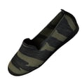 thumbnail image 1 of Wensltd Women Solid Color Stripe Knit Flat Shoes Breathable Lightweight Comfy Walking Shoes for Casual Daily Wear, 1 of 9