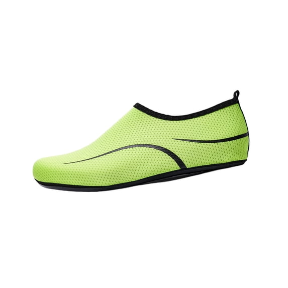 Wensltd Women Spring and Summer Water Shoes Wide Width Solid Color Spring Summer Beach Shoes Green