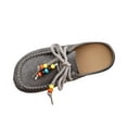 thumbnail image 1 of Wensltd Women Walking Shoes Black Solid Color Round Toe Half-Slippers Trendy Comfortable Flat Shoes Daily Wear​, 1 of 9