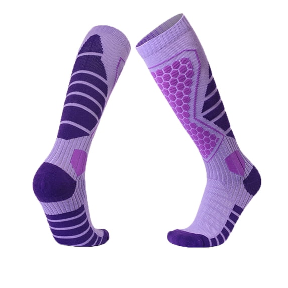 Wensltd Women Winter Hiking Ski Mid Calf Socks Thick Thermal Warm Athletic Outdoor Socks for Cold Weather