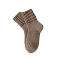 thumbnail image 1 of Wensltd Women Winter Thermal Fleece Lined Thick Sock Cold Weather Solid Color Warm Brown Ankle Socks, 1 of 3