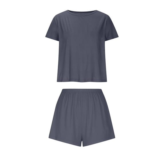 Wensltd Women's 2 Piece Athletic Style Pajama Set Comfortable Loungewear for Women All-Season Home Wear Soft Breathable Sleepwear