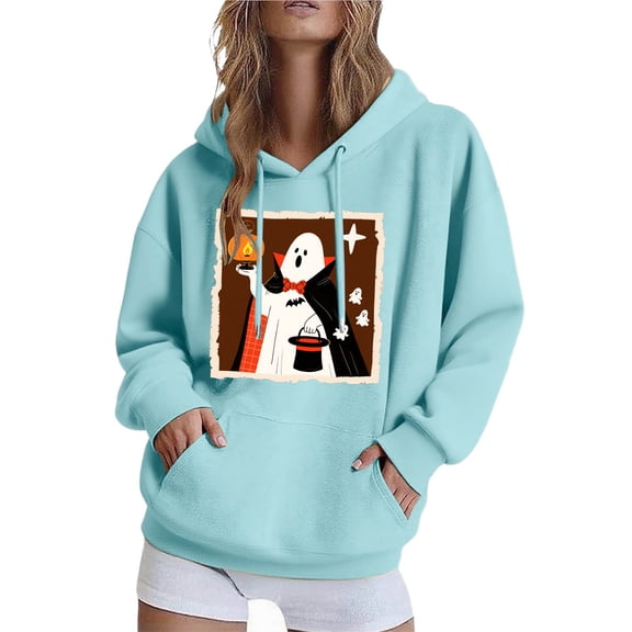 Wensltd Women's Casual Lightweight Hoodies with Pockets Long Sleeve Sweatshirts Loose Pullovers