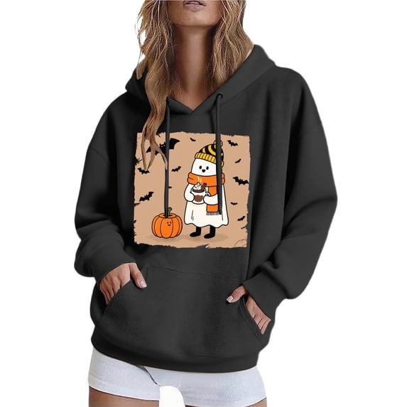 Wensltd Women's Casual Lightweight Hoodies with Pockets Long Sleeve Sweatshirts Loose Pullovers