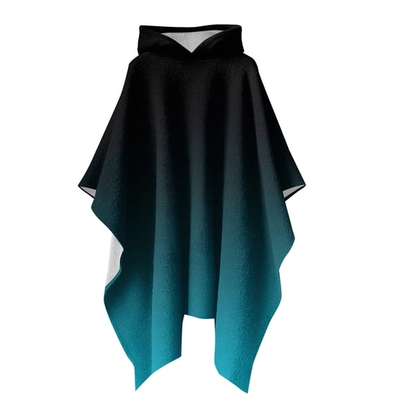 Wensltd Women's Christmas Long Sleeve Cape Holiday Party Hooded Shawl Costume Fashion Clothing