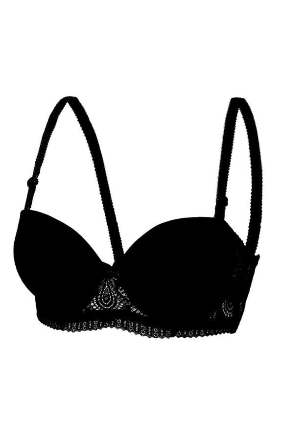 Women's Comfortable Adjustable BC Cup Bras Push Up Thin Fit Versatile Spring Autumn Everyday Wear Bras 38B