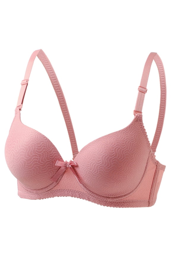 Women's Comfortable Adjustable BC Cup Bras Push Up Thin Fit Versatile Spring Autumn Everyday Wear Bras 38B