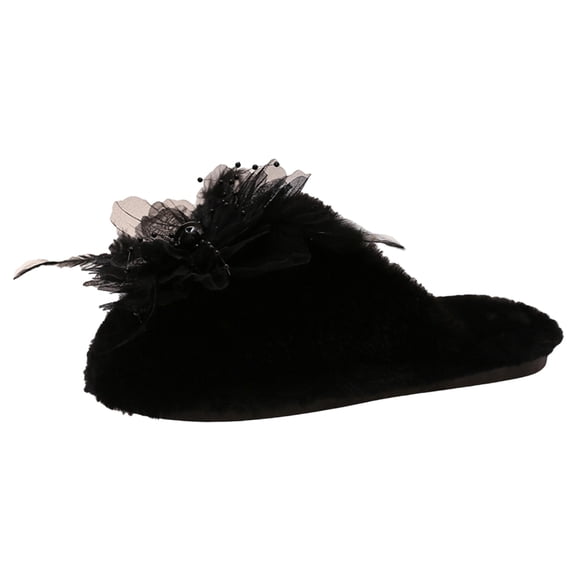 Wensltd Women's Fashion Slippers with Warm Lining and Buckle Detail Thick Sole Winter Warm House Slipper for Women