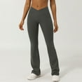 thumbnail image 1 of Wensltd Women's Full Length Pants High Waisted Elastic Hip Lifting Pants, 1 of 6