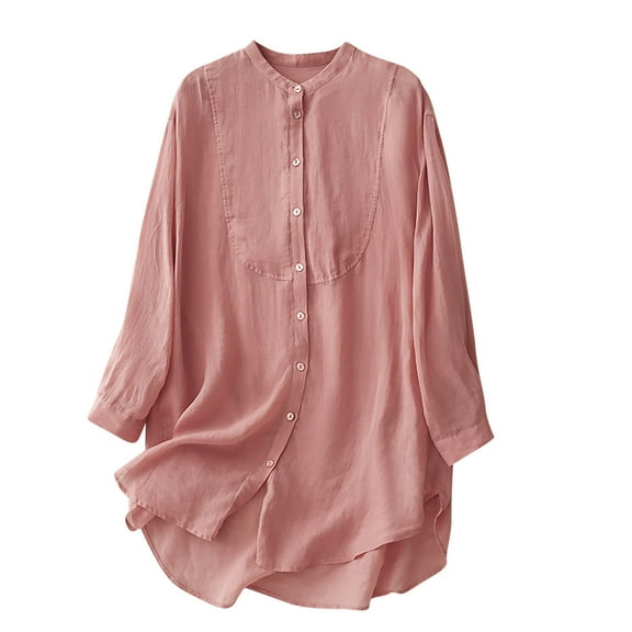 Wensltd Women's Long Sleeve Tops Lightweight Loose Fit Flowy Tops Casual Fall Outfits