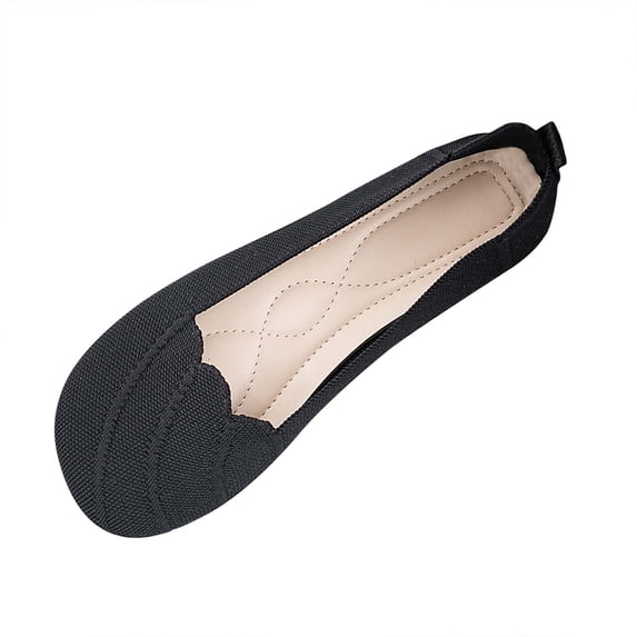 Wensltd Women's Mesh Ballet Flats Breathable Round Toe Shoes Lightweight Comfort for Spring Summer Everyday Walking Shoes