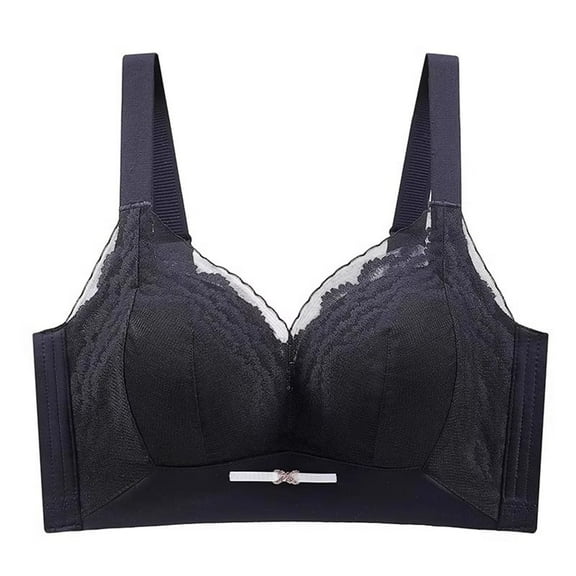 Wensltd Women's Minimizer Bra Plus Size Smooth Full Coverage Seamless Lace Bras