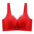 thumbnail image 1 of Wensltd Women's Minimizer Bra Plus Size Smooth Full Coverage Seamless Lace Bras, 1 of 3