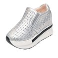 thumbnail image 1 of Wensltd Women's Shoes Fashionable Casual Versatile Thick Soled Wedge Heel Shoes Summer and Fall Comfortable Walking, 1 of 9