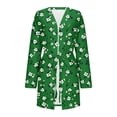 thumbnail image 1 of Wensltd Women's Plus Size Soft Printed Bathrobe with Tie Belt Comfortable Casual Nightgown for Morning and Evening Wear S-5XL, 1 of 6