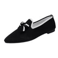 thumbnail image 1 of Wensltd Women's Pointed Toe Flat Shoes Fashionable Mesh Shoes Breathable Casual Ballet Flats, 1 of 6