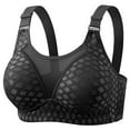 thumbnail image 1 of Wensltd Women's Seamless Wireless Bra Lightly Lined Comfort Everyday Full Coverage All Season Push-Up Breathable Underwear, 1 of 1