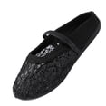 thumbnail image 1 of Wensltd Women's Shoes Comfortable Solid Color Round Toe Closed Toe Loafers Soft Breathable Daily Wear Casual Shoes Black, 1 of 9