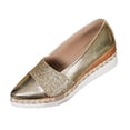 thumbnail image 1 of Wensltd Women's Shoes Lightweight Work Flats Slip On Comfort Casual Thick Bottom Walking Shoes, 1 of 6