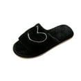 thumbnail image 1 of Wensltd Women's Slippers Couple Memory Foam Soft Warm Fuzzy House Slippers Indoor Outdoor, 1 of 4