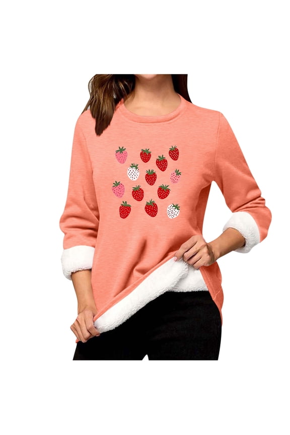 Women's Thermal Shirts Fleece Lined Undershirt Long Sleeve Tops Warm Winter Base Layer