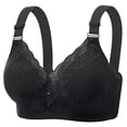 thumbnail image 1 of Wensltd Women's Thin Style Lace Wide Strap Bra Push Up Daily Wear Casual Style Full Coverage Plus Size Bras, 1 of 2