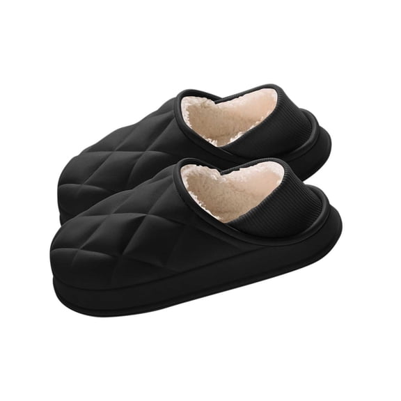 Wensltd Women's Winter Slippers Warm Soft Sole Fluffy Slipper for Women Cozy Fashion Wide Width Slipper