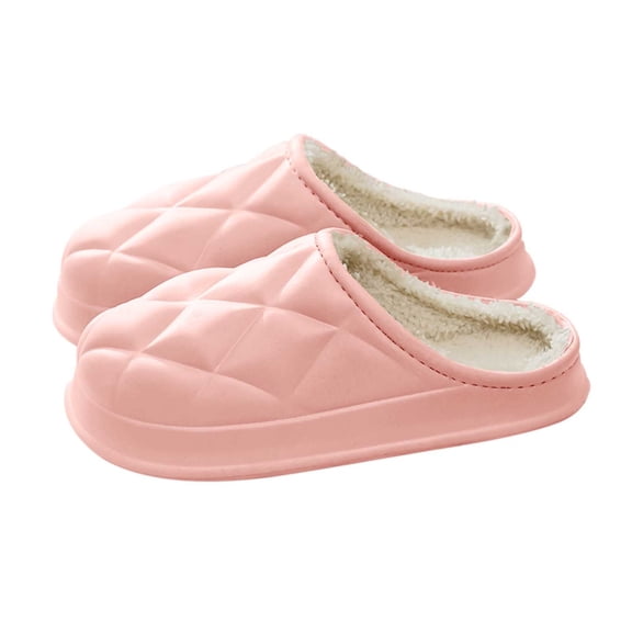 Wensltd Women's Winter Slippers Warm Soft Sole Fluffy Slipper for Women Cozy Fashion Wide Width Slipper