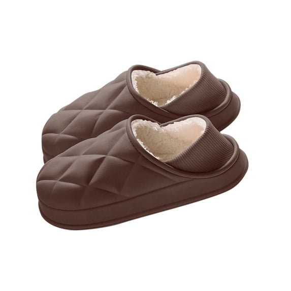 Wensltd Women's Winter Slippers Warm Soft Sole Fluffy Slipper for Women Cozy Fashion Wide Width Slipper