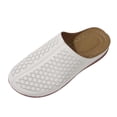 thumbnail image 1 of Wensltd Womens Closed Toe Sandals Comfortable Solid Color Thick Sole Wedge Sandals Versatile Daily and Casual Wear White, 1 of 9