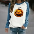 thumbnail image 1 of Wensltd Womens Graphic Hoodie Crewneck Casual Fall Long Sleeve Tops Halloween, 1 of 7