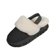 thumbnail image 1 of Wensltd Womens House Slippers Wide Width Warm Memory Foam Comfy Winter Indoor House Slippers Brown, 1 of 8