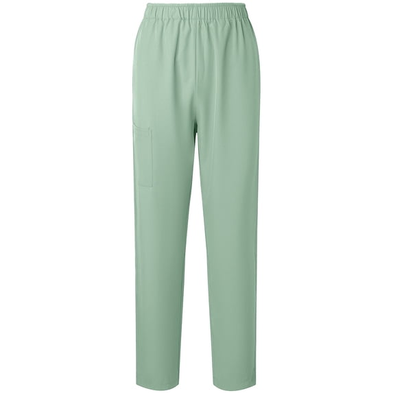 Wensltd Womens Protective Suit Work Pants Elastic Waist Straight Pants