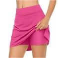thumbnail image 1 of Wensltd Womens Tennis Skirt Shorts High Waisted Side Slit Skort Women Workout Golf Athletic, 1 of 5