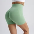 thumbnail image 1 of Wensltd Womens Workout Seamless Butt Lifting Shorts High Waisted Tummy Control Gym Yoga Shorts, 1 of 3