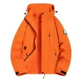 thumbnail image 1 of Wensltd Womens Zip Up Jacket Hooded Lightweight Outdoor Hiking Sport Jackets with Pocket, 1 of 3