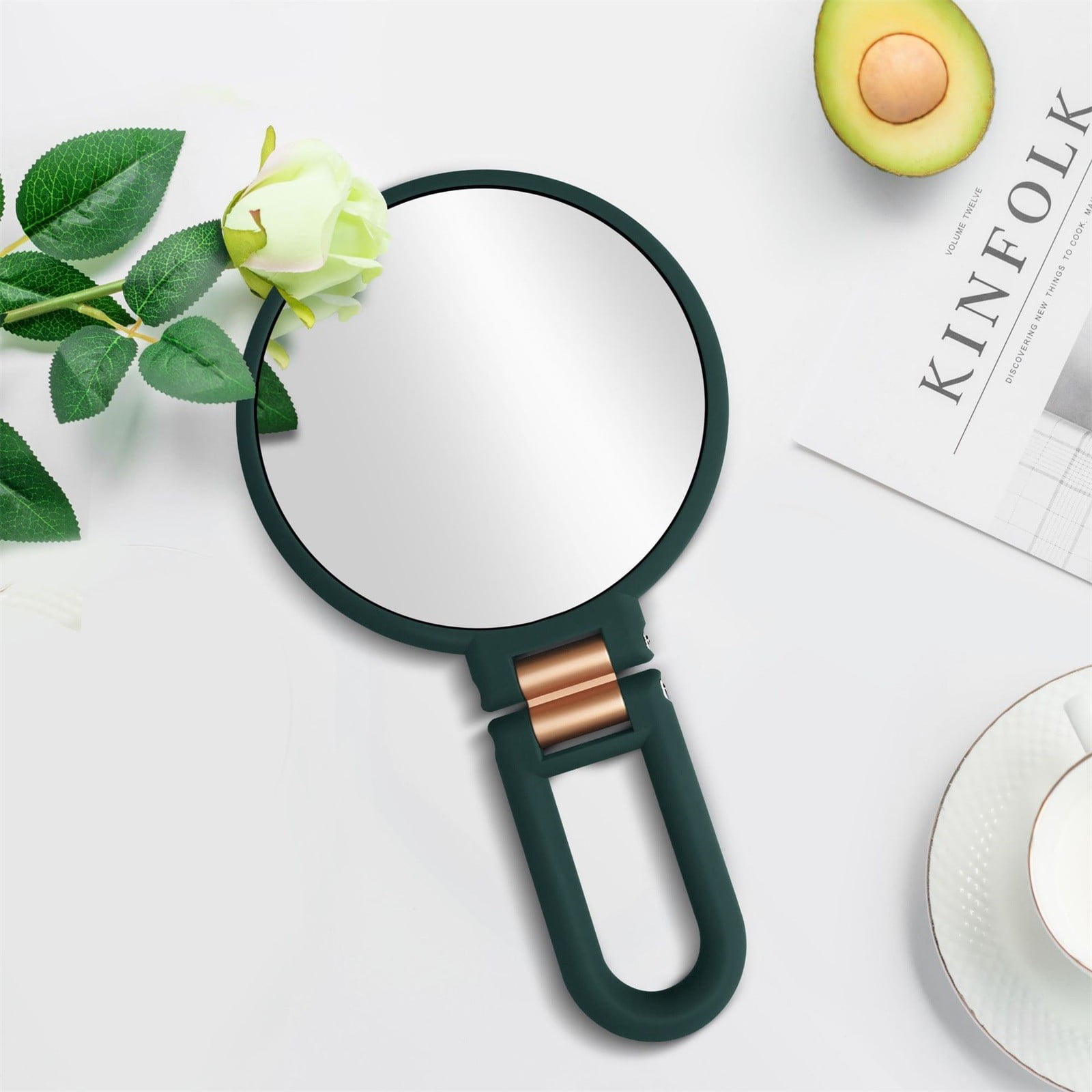 Wentin 15x Magnifying Glass Makeup Foldable Handheld